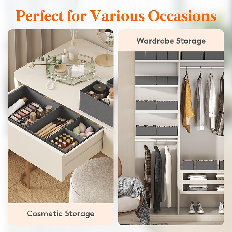 Drawer Organizer Non-woven Fab - Sock Organizer Tray review and price