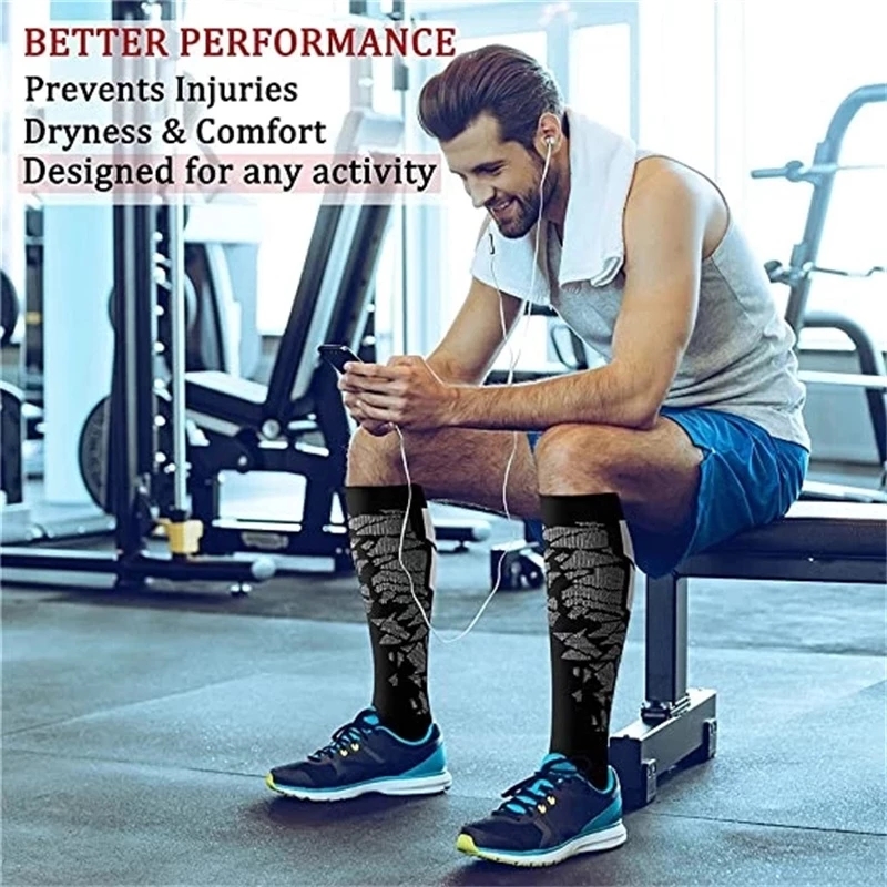 WRELS 1/2/3 Pairs Compression  - Athletic Sock Cushion review and price