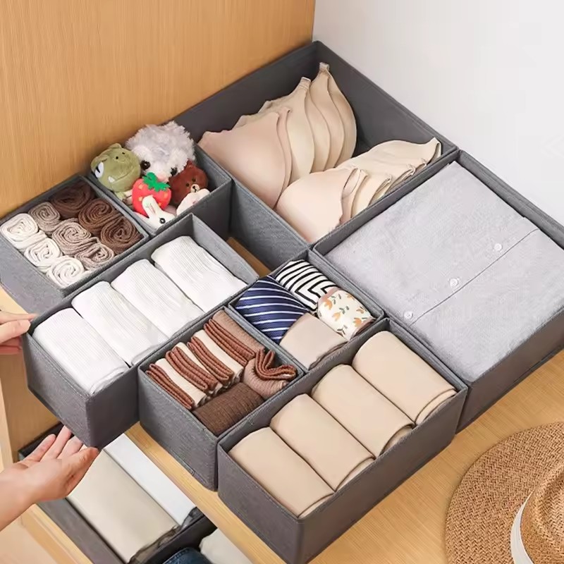 3PC Fabric Underwear Storage B - Sock Organizer Tray review and price