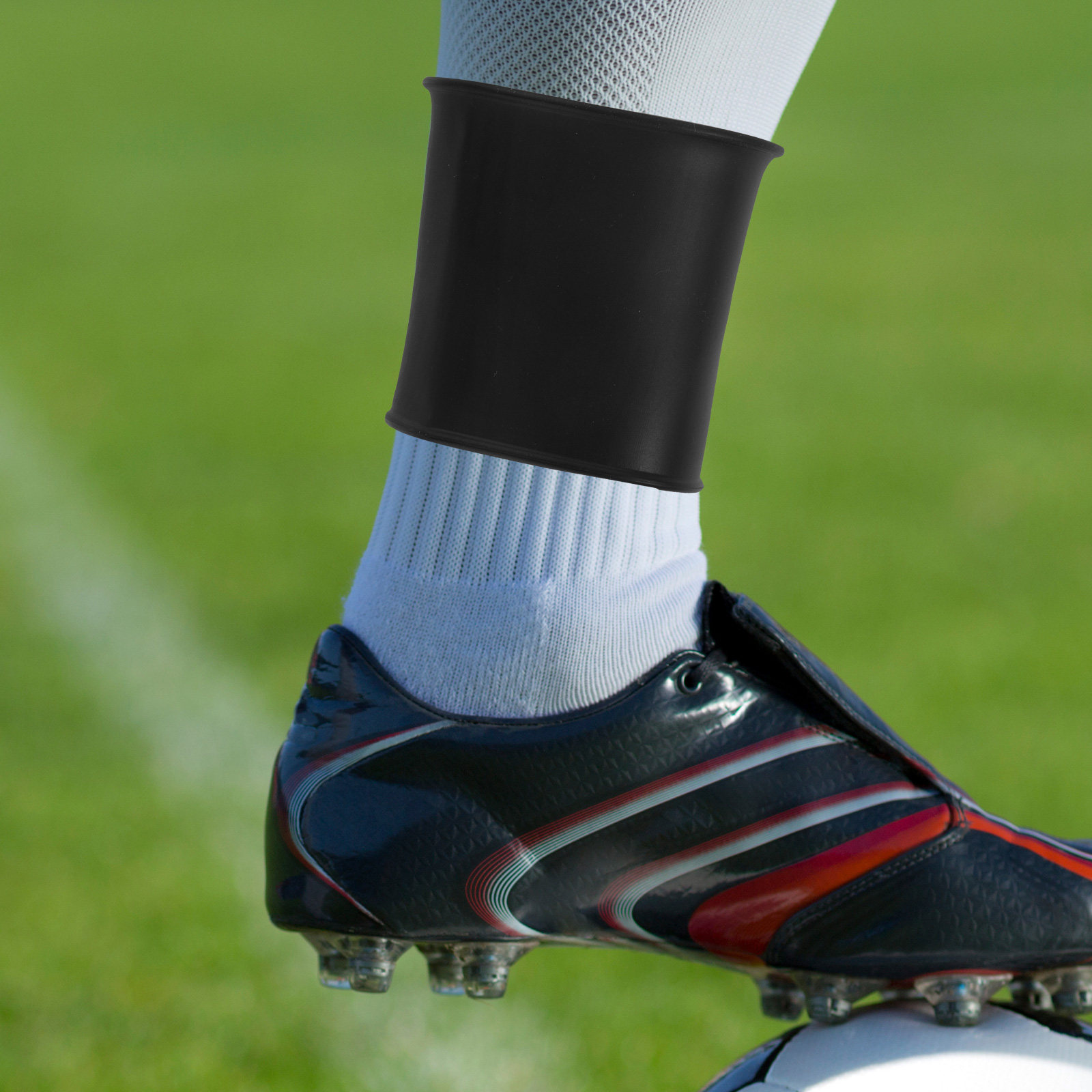 1Pair Silicone Soccer Shin Gua - Sock Organizer Tray review and price